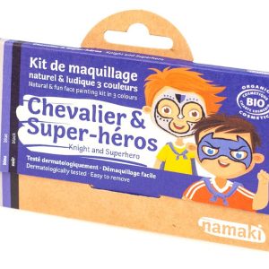 Ludimo | 33308 3700847800708-kit-de-maquillage-bio-3-couleurs-chevalier-et-super-heros