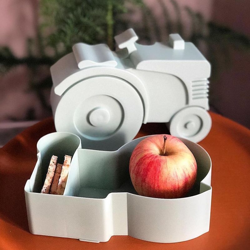 Ludimo | 49264 7090015482772-boite-a-lunch-2-compartiments---tracteur-bleu