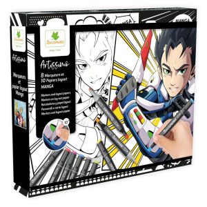 3517130012546-artissimo---manga-garcon-8-marqueurs-et-10-papiers-layout