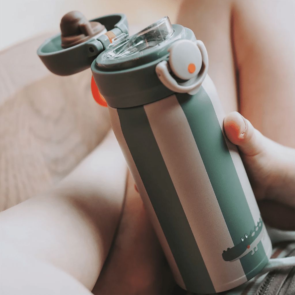 Ludimo | 84432 4260686891095-noui-noui---gourde-isotherme-350-ml-crocodile