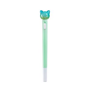 8422593118993-stylo-bille-lumineux---chat-vert