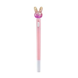8422593119006-stylo-bille-lumineux---lapin-rose