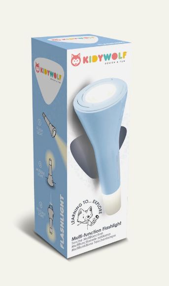 Ludimo | 90307 5407009181641-kidyflashlight---lampe-de-poche-multifonction-bleu