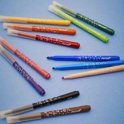 Ludimo | 98924 3700217374068-12-feutres-longue-duree