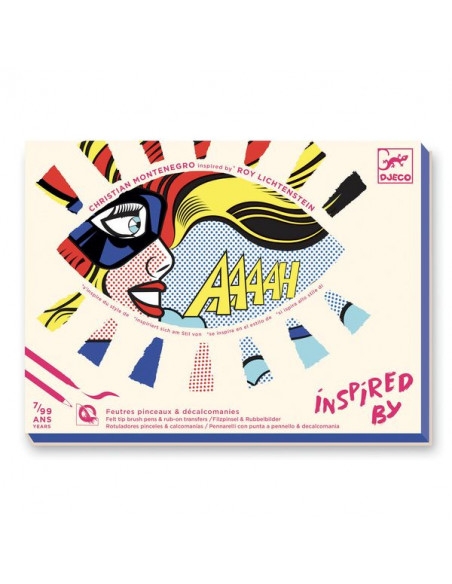 3070900093768-feutres-pinceaux--decalcomanies---heroes-inspired-by-roy-lichtenstein