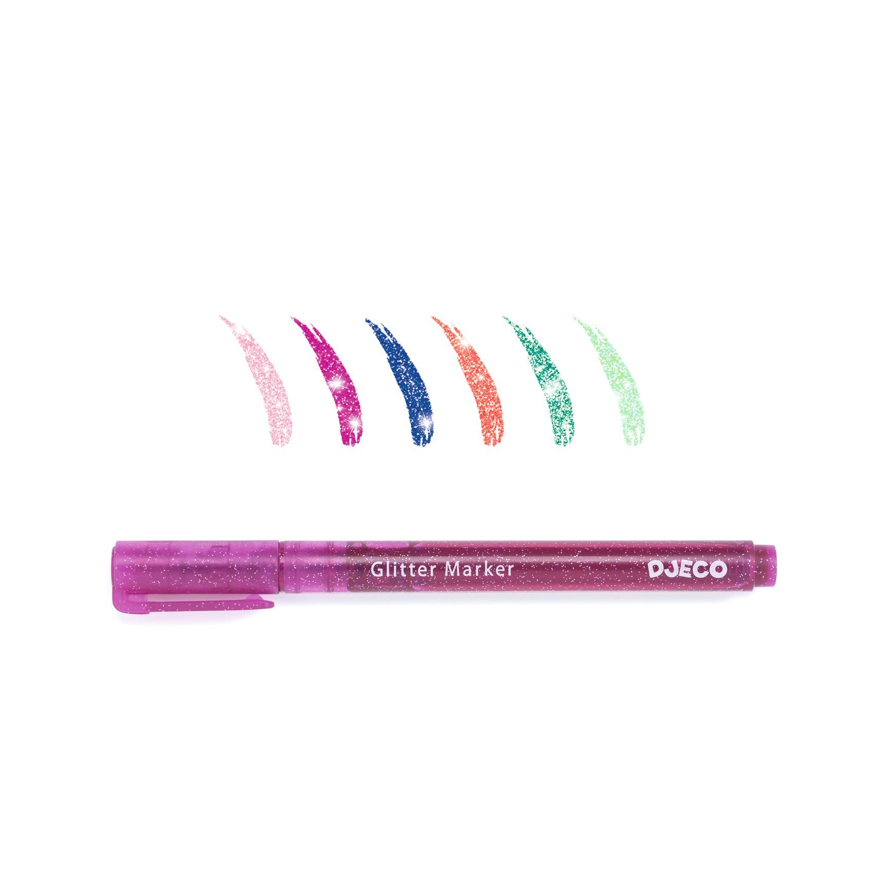 Ludimo | 6b773e4e-14d2-4bea-88e7-376adb4e1840 3070900088771-6-marqueurs-pailletes-sweet