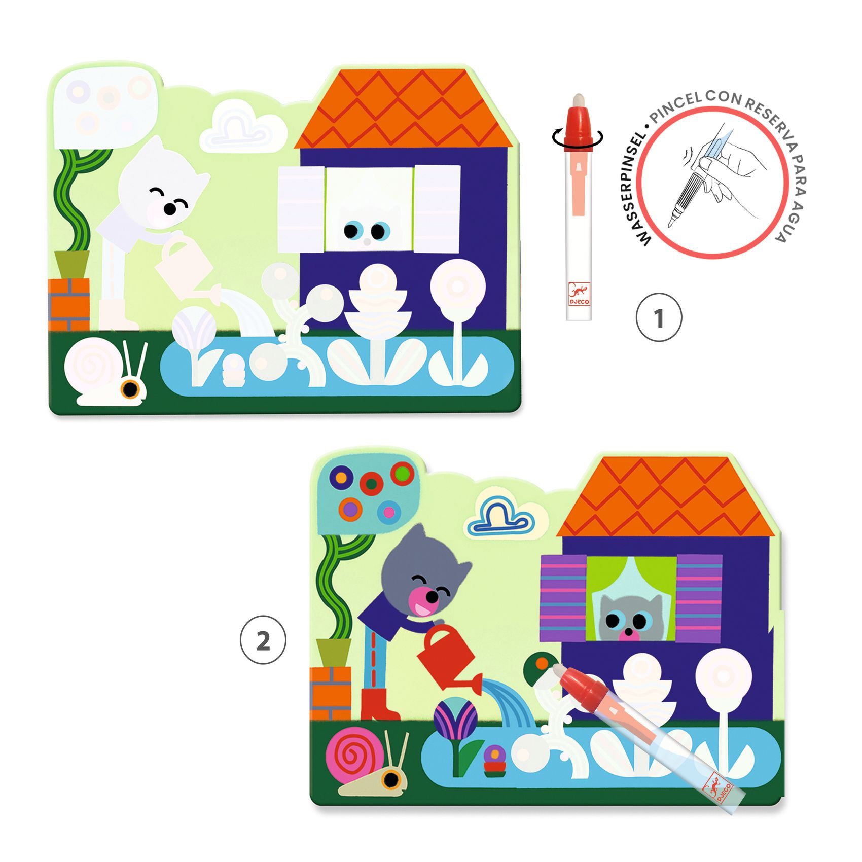 Ludimo | bb1d5e76-44fc-4554-9df8-5812db9cfc2d 3070900090637-coloriage-magique---cache-dans-le-jardin