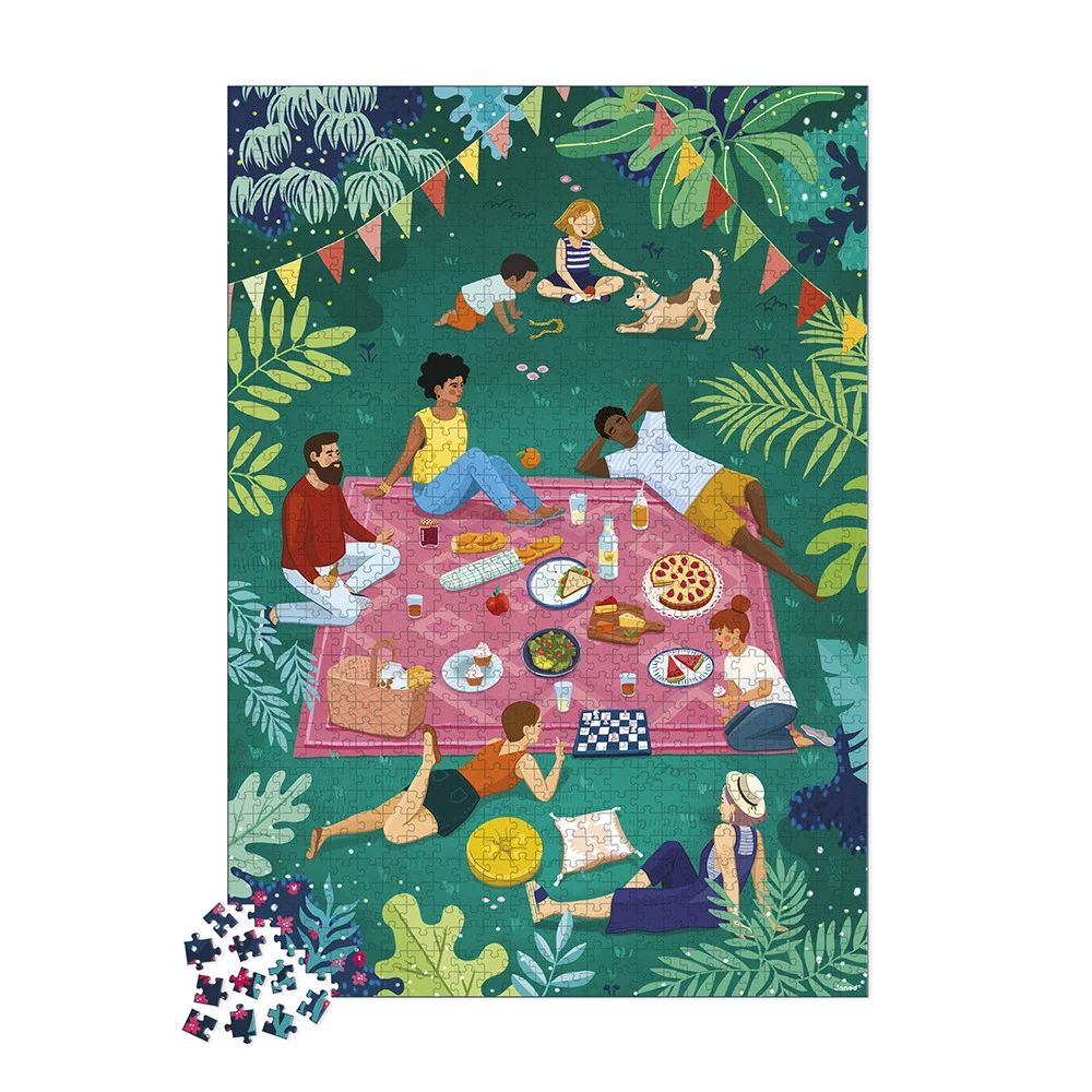 3700217324964-puzzle-pique-nique-entre-amis---1000-pcs