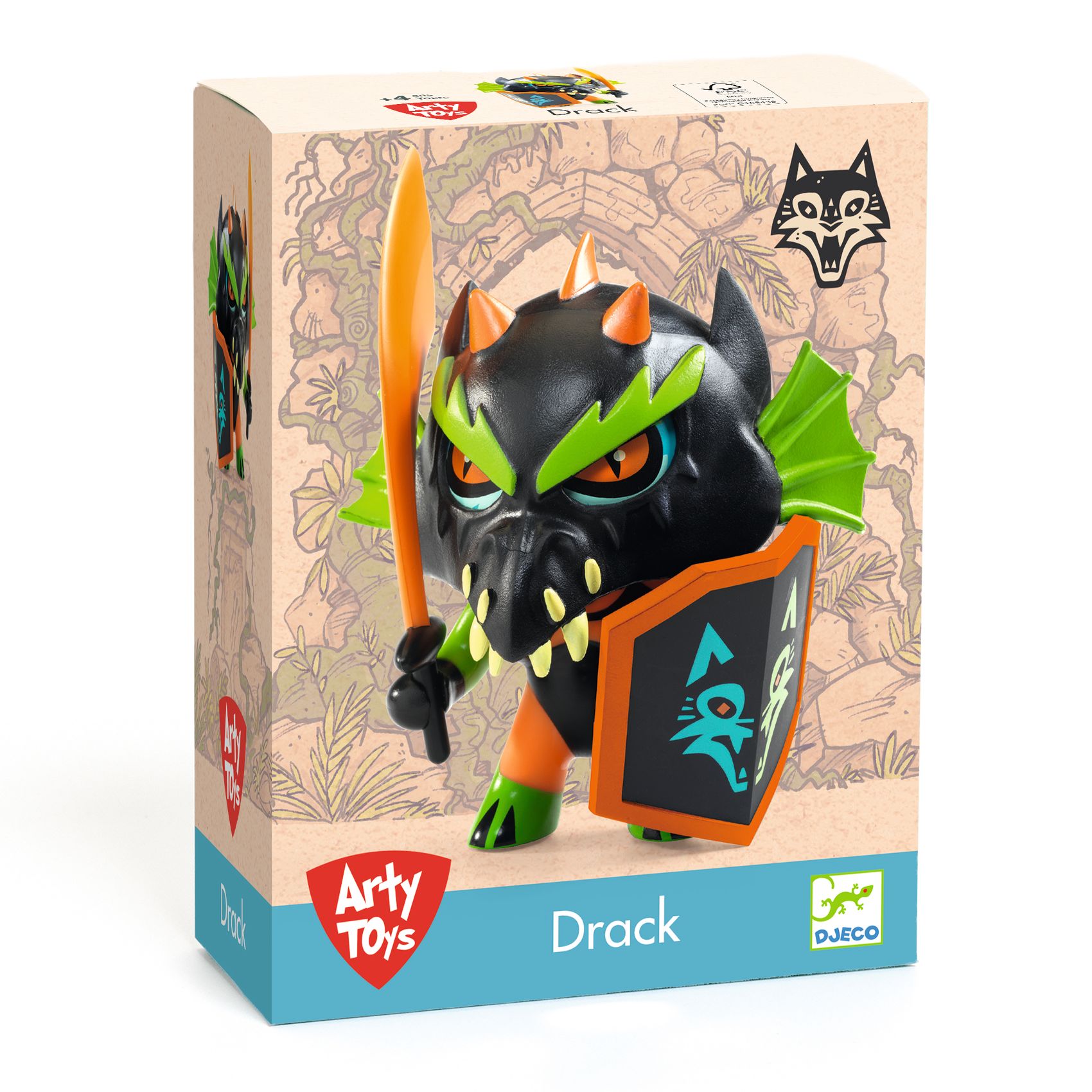 3070900067127-djeco-arty-toys-drack-knight--figurine-chevalier-articulee-des-4-ans