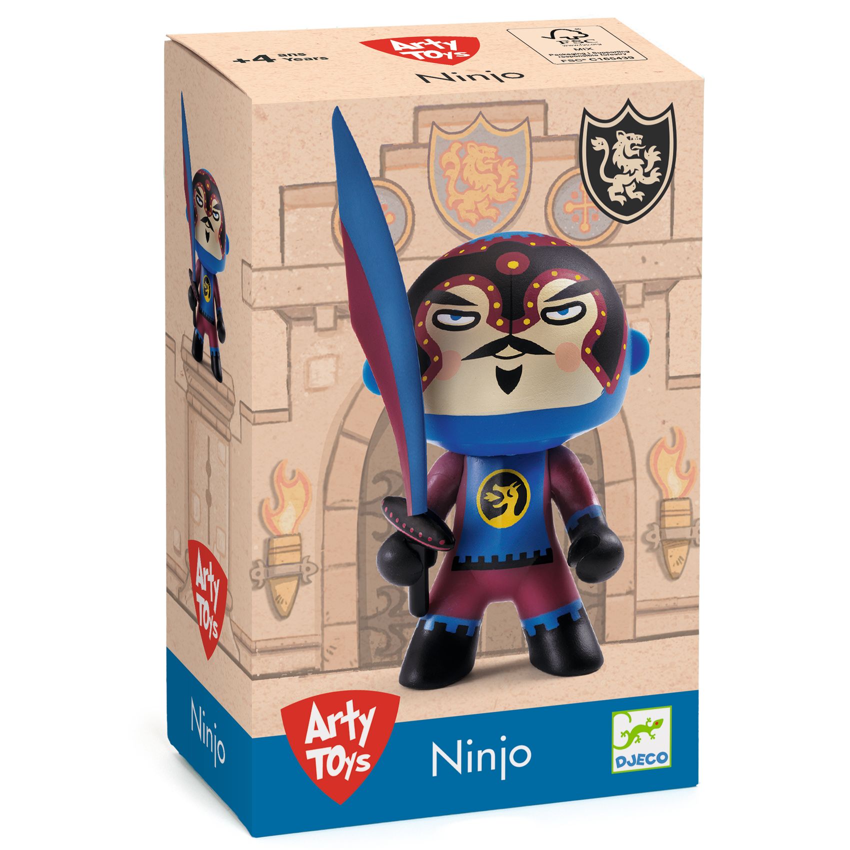 3070900067479-djeco-arty-toys-ninjo--figurine-chevalier-ninja-articulee-des-4-ans