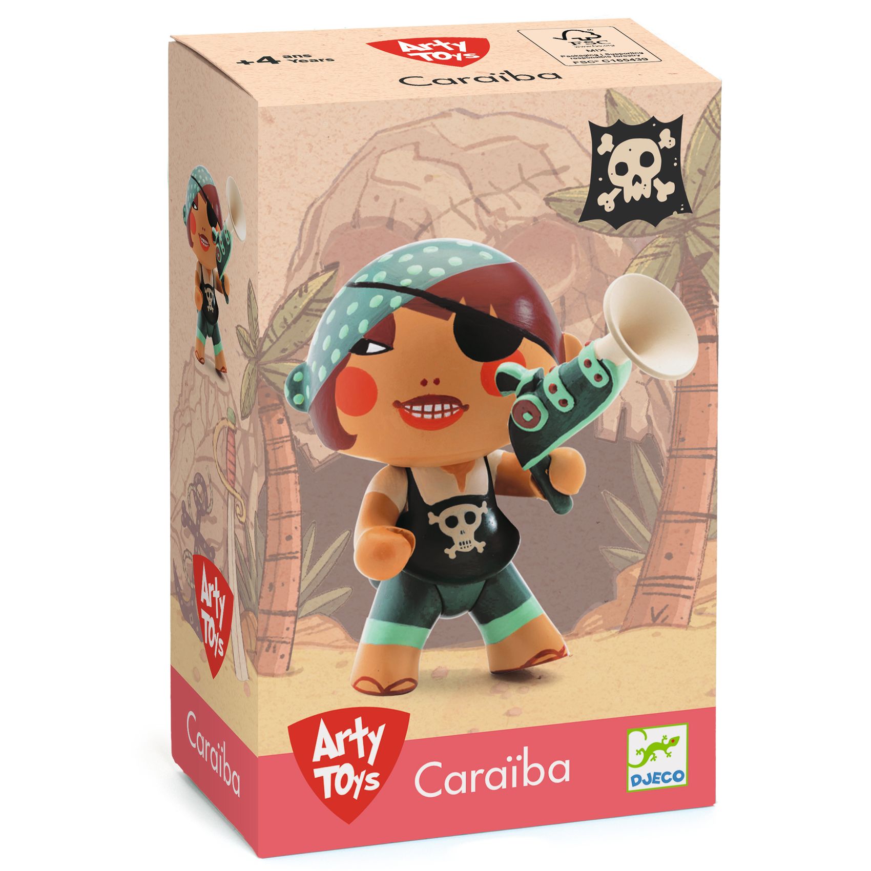 3070900068148-djeco-arty-toys-caraiba--figurine-pirate-articulee-des-4-ans