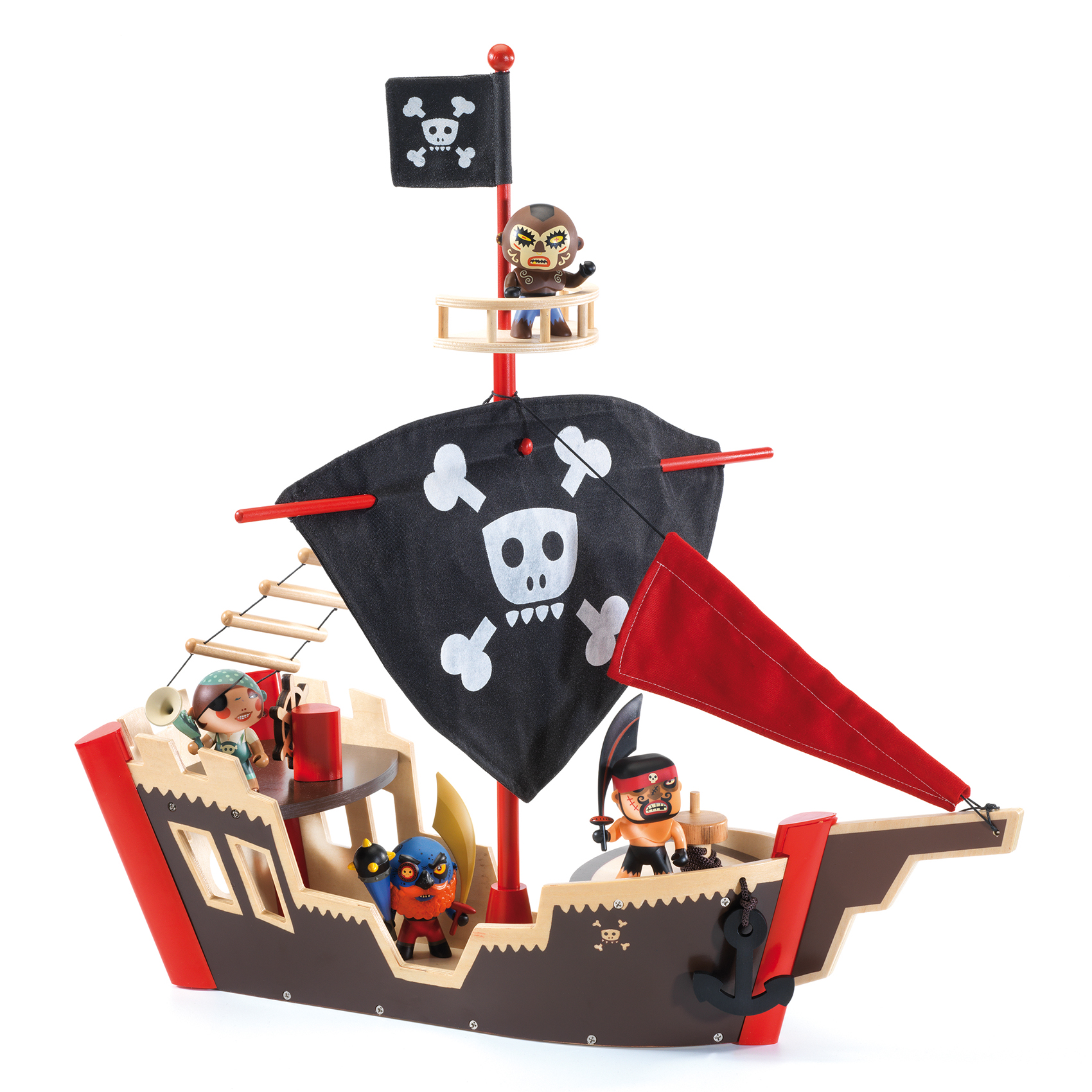 3070900068308-djeco-arty-toys-le-bateau-de-pirates--ze-pirat-boat-en-bois-des-4-ans