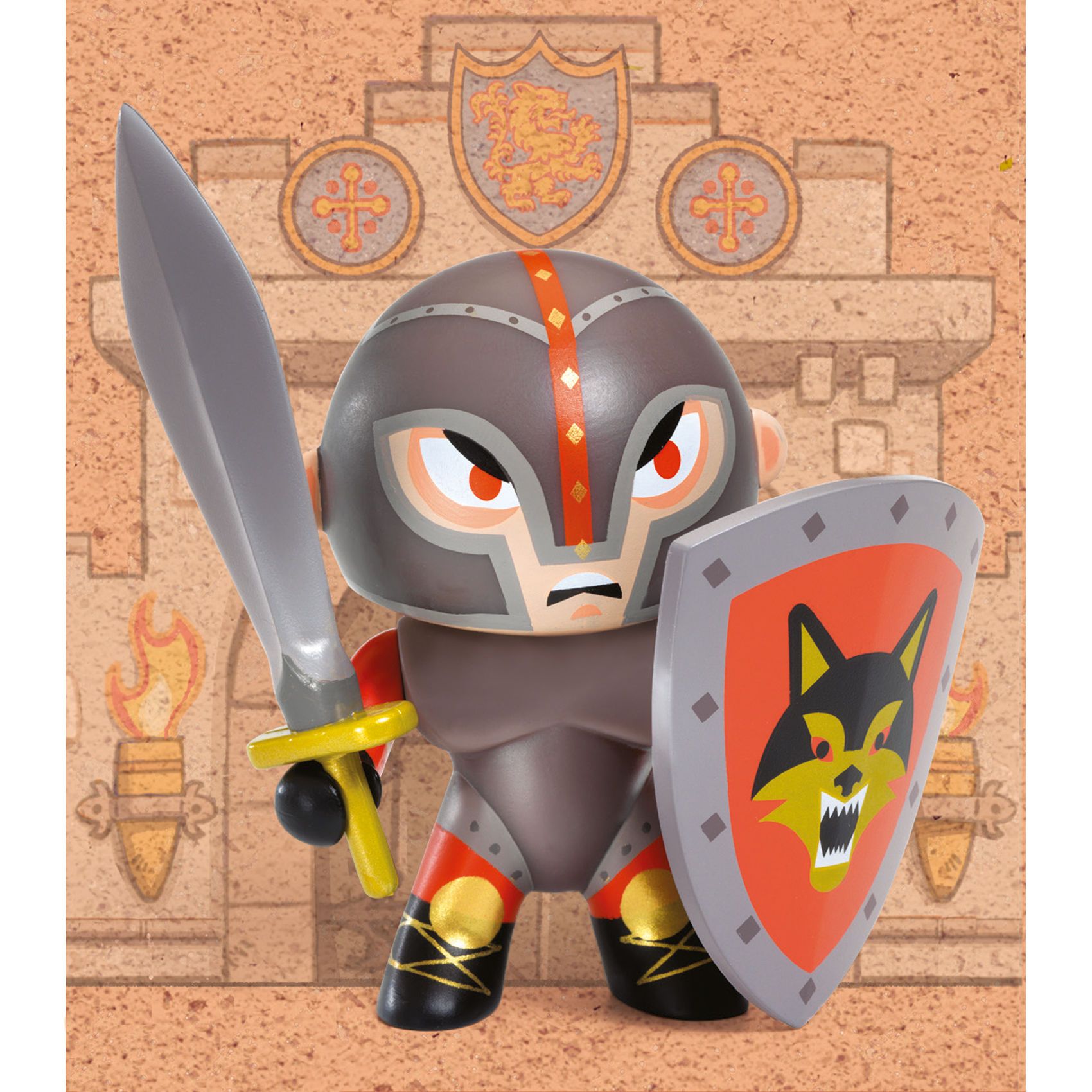 3070900067356-djeco-arty-toys-flow-knight--figurine-chevalier-articulee-des-4-ans