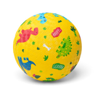 8437027023408-balle-dinosaures-jaune-18-cm
