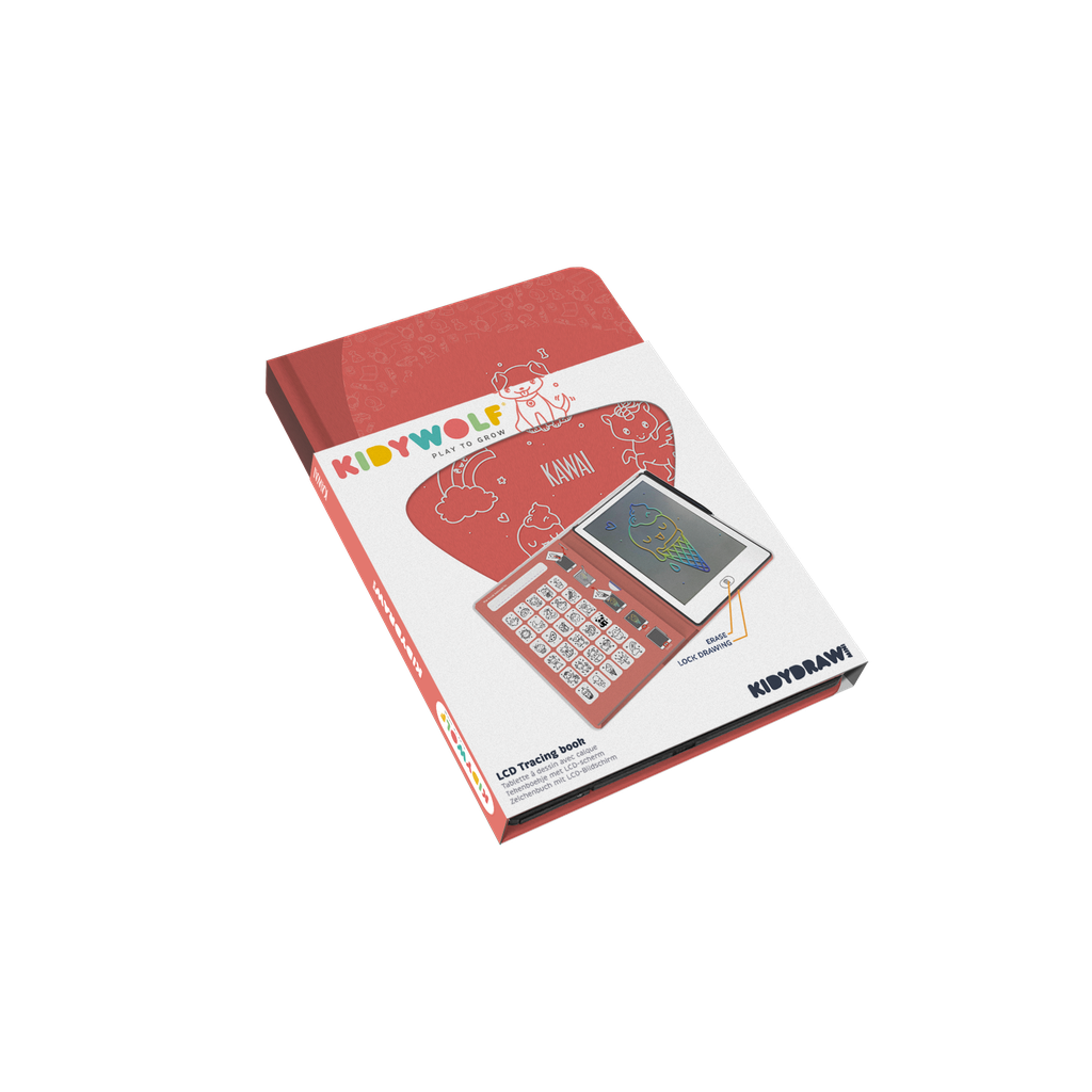 5407009182488-kidydraw-mini-kawaii--tablette-de-dessin-lcd-avec-modeles-a-decalquer-kidywolf