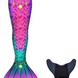 8435554407203-queue-de-sirene-kuaki-mermaids-aquarius-star-avec-monopalme--nage-de-sirene-enfant