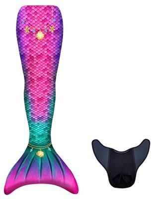 8435554407203-queue-de-sirene-kuaki-mermaids-aquarius-star-avec-monopalme--nage-de-sirene-enfant