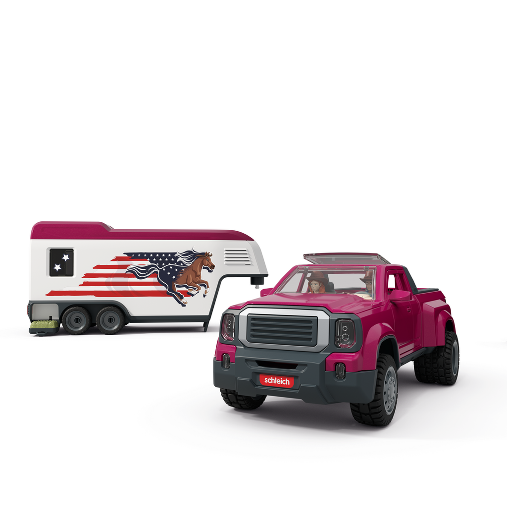 4069111086774-van-et-pick-up-horse-club-schleich--ensemble-lakeside-truck-avec-remorque-et-chevaux