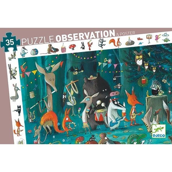 3070900075887-puzzle-observation-lorchestre-djeco--puzzle-35-pieces-avec-poster-des-3-ans