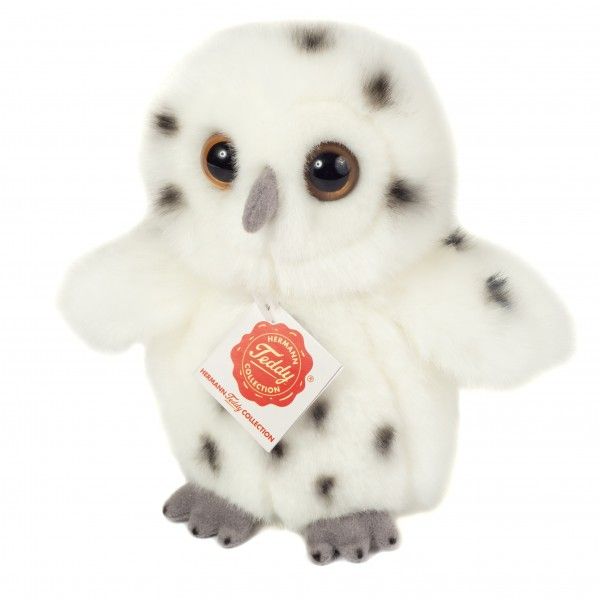 4004510941729-peluche-chouette-des-neiges-16-cm-teddy-hermann
