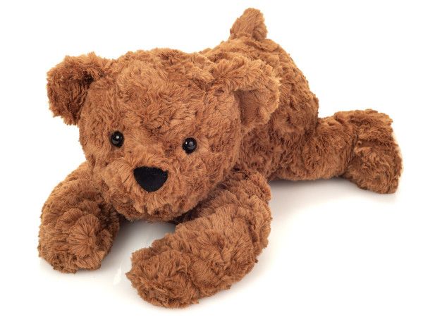 4004510913337-peluche-ours-brun-couche-40-cm-teddy-hermann
