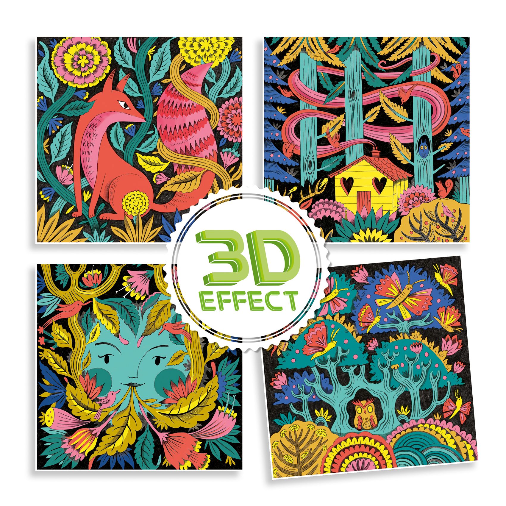 3070900086524-foret-fantastique--coffret-de-coloriage-effet-3d