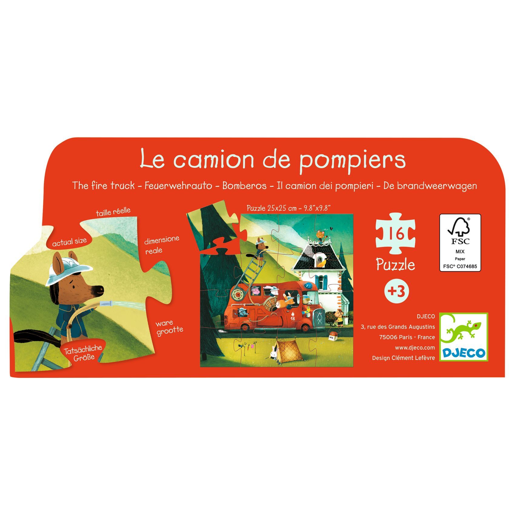3070900072695-le-camion-de-pompier--puzzle-silhouette-16-pieces-des-3-ans