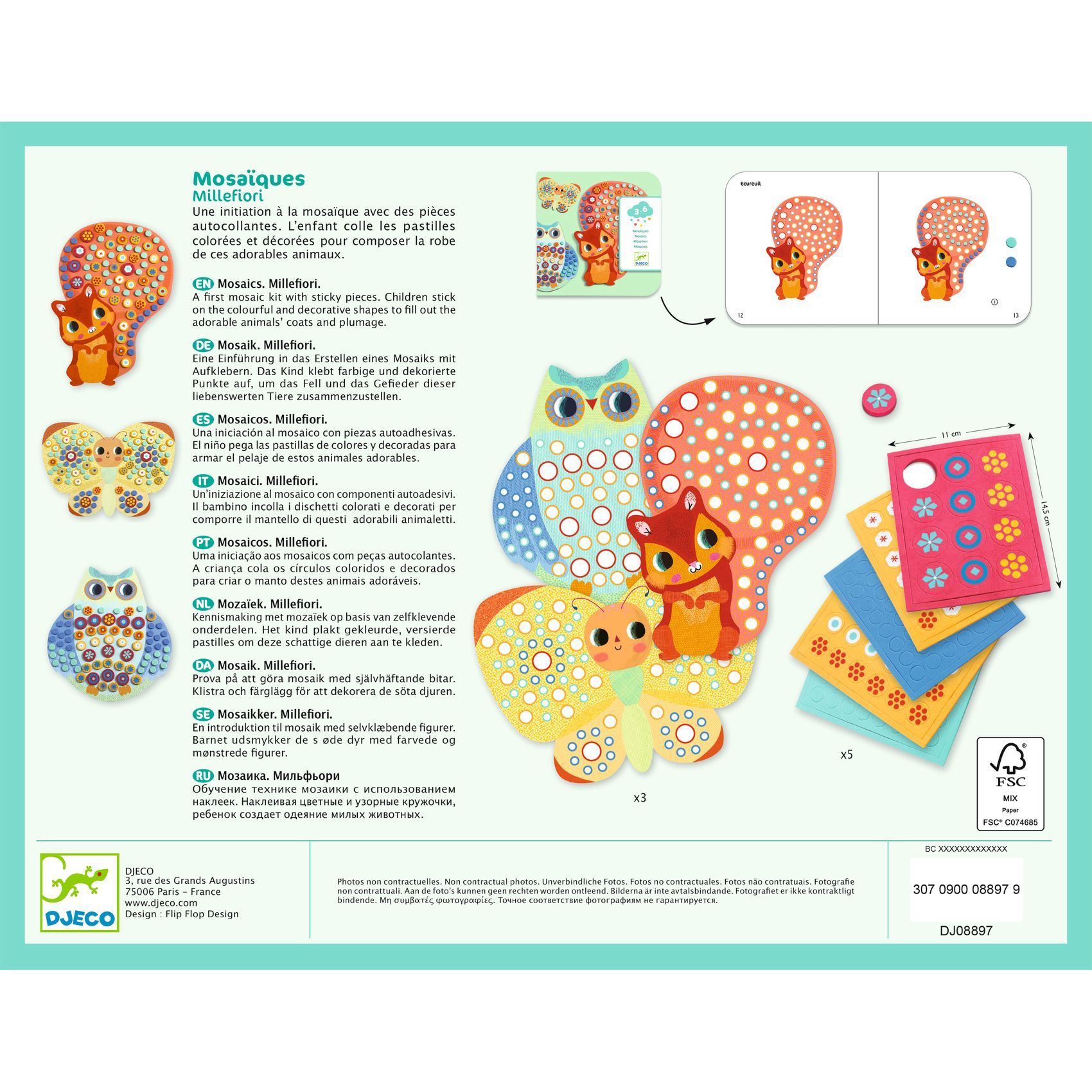 3070900088979-millefiori--coffret-mosaique-animaux-des-3-ans--djeco
