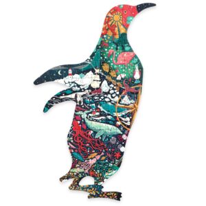 3070900076631-puzzart-penguin-djeco--puzzle-silhouette-150-pieces-des-6-ans