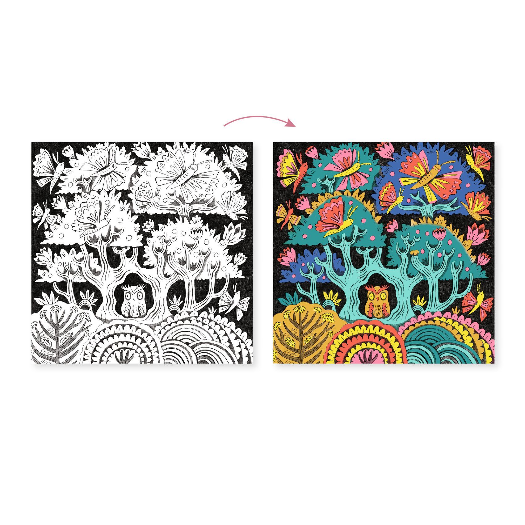 3070900086524-foret-fantastique--coffret-de-coloriage-effet-3d