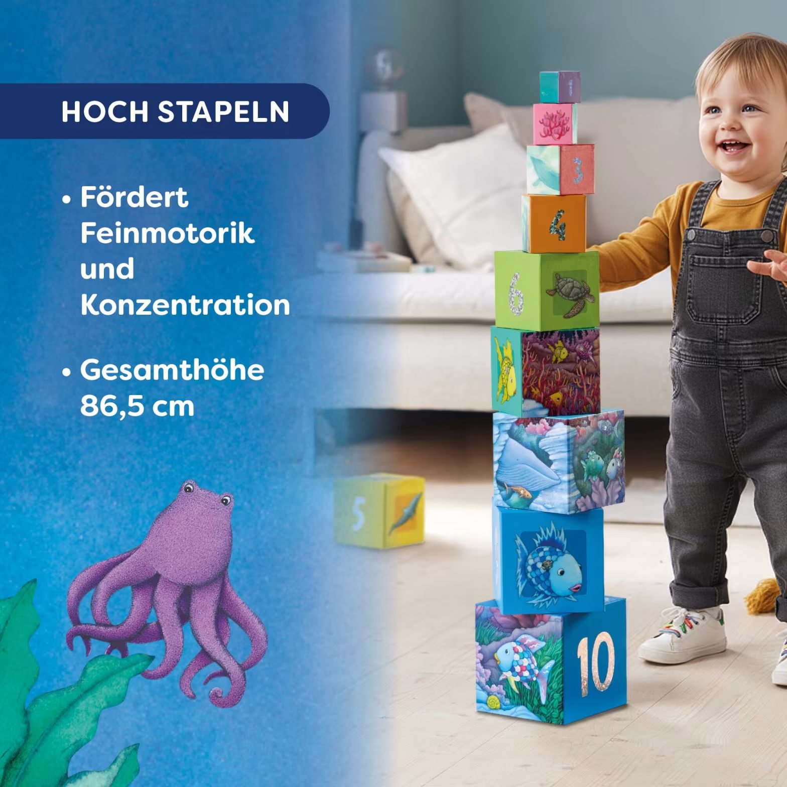 4010168284736-haba--tour-a-empiler-paillettes-le-poisson-arc-en-ciel--10-cubes