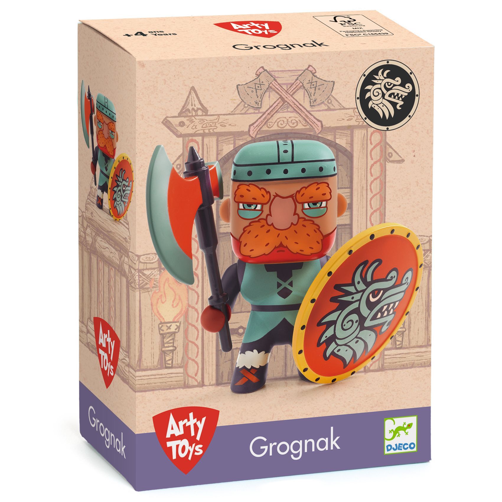 3070900068537-figutine-arty-toys-grognak--viking-avec-hache-et-bouclier--djeco