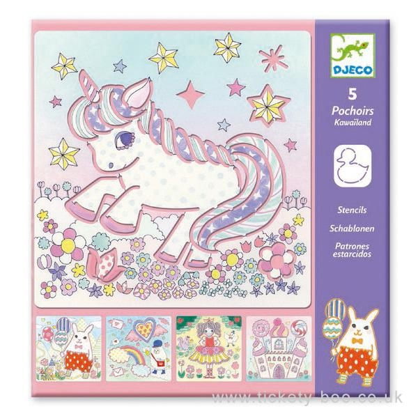 3070900088627-pochoirs-kawailand--activite-dessin-djeco-des-3-ans