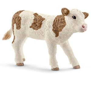 4059433331188-veau-fleckvieh-schleich-farm-world--figurine-realiste-de-jeune-bovin