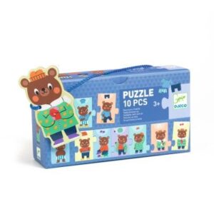 3070900082748-puzzle-frise-nounours-shabille--puzzle-chronologique-10-pieces-djeco-des-3-ans