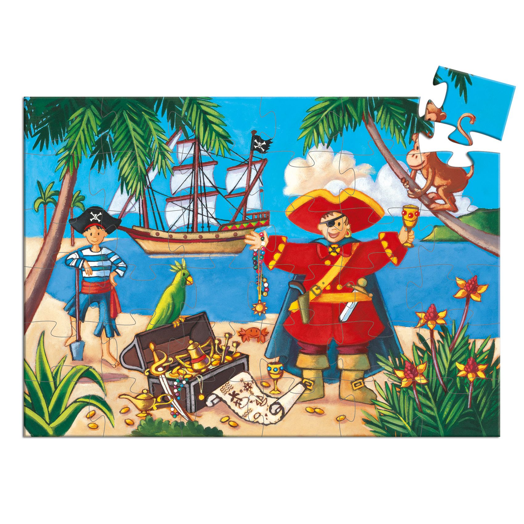 3070900072206-le-pirate-et-son-tresor--puzzle-silhouette-36-pieces--djeco