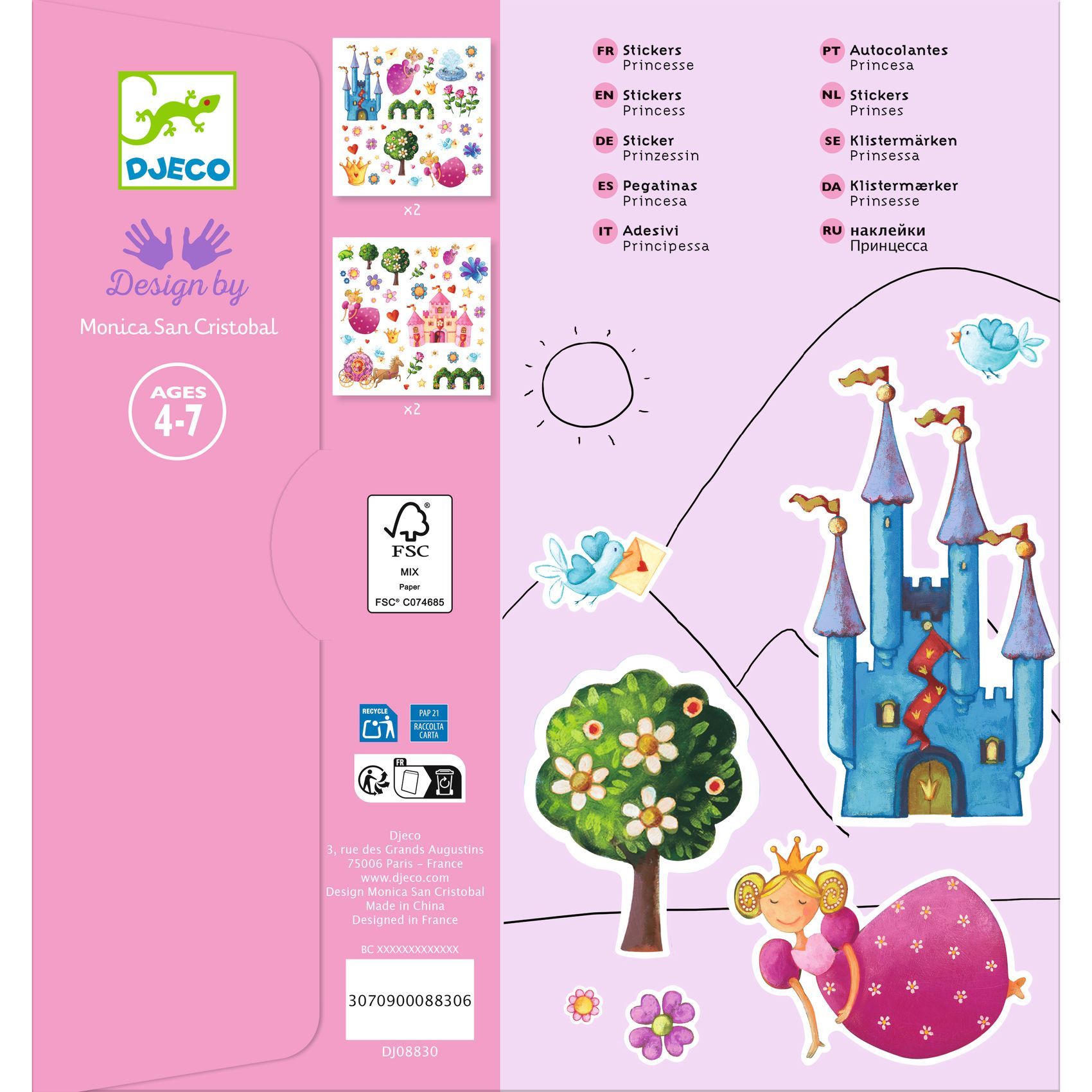3070900088306-160-stickers-princesse-marguerite