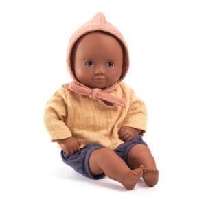 3070900078765-baby-mimosa-dj07876--poupon-pomea-32-cm-djeco-des-18-mois