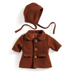 3070900078932-tenue-automne-pomea-djeco--manteau-et-beguin-pour-poupee-30-a-34-cm