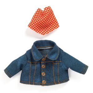 3070900077737-pomea--tenue-blue-jacket--vetements-pour-poupee-djeco-des-18-mois