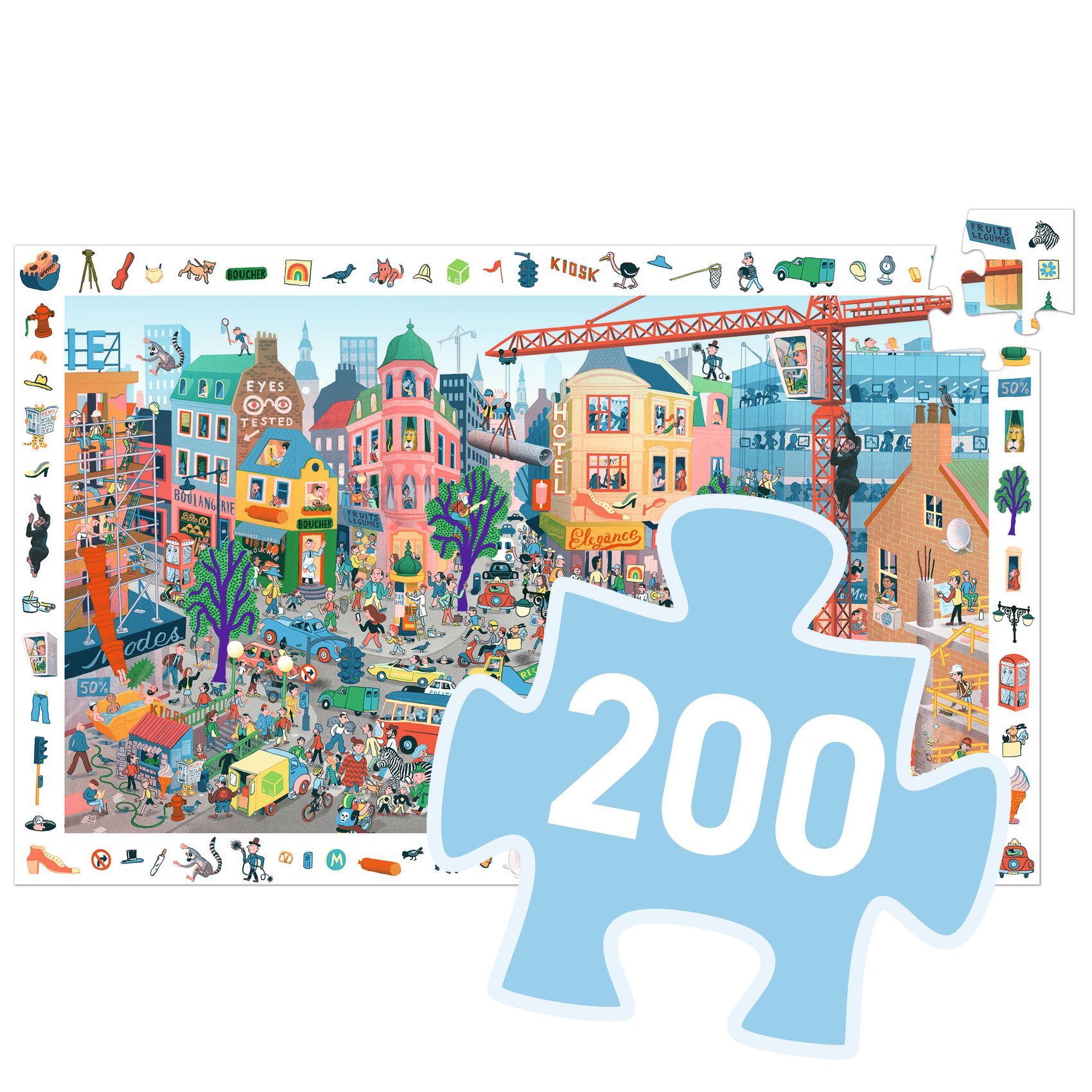 3070900075153-puzzle-observation-la-ville-djeco--puzzle-200-pieces-avec-poster-des-6-ans