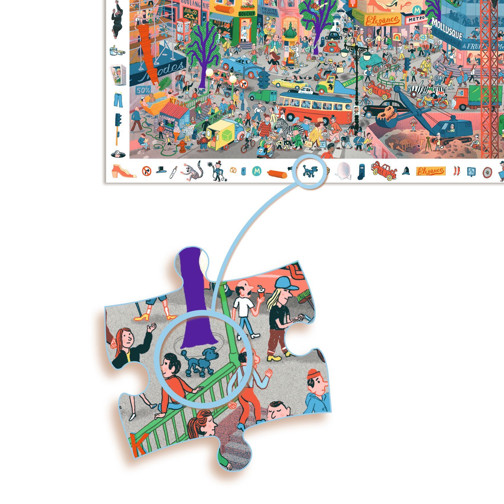 3070900075153-puzzle-observation-la-ville-djeco--puzzle-200-pieces-avec-poster-des-6-ans