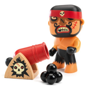3070900068346-djeco-arty-toys-ric--boumcrak--figurine-pirate-avec-canon-des-4-ans