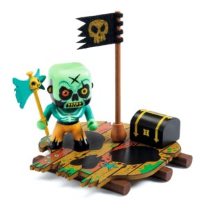 3070900068414-djeco-arty-toys-skullapic--figurine-pirate-sur-radeau-articulee-des-4-ans