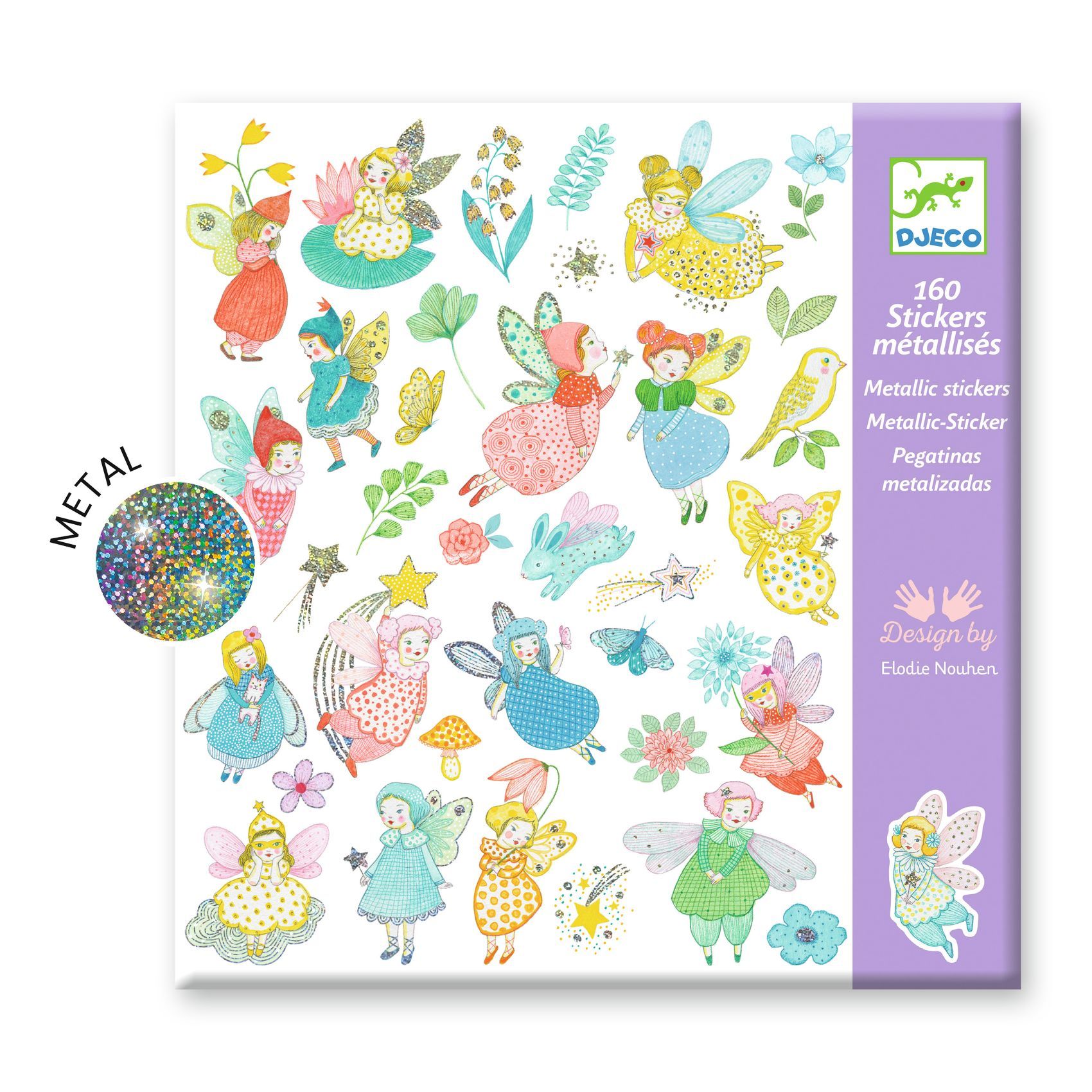 3070900095540-stickers-metallises-scintillantes-fees-djeco--160-autocollants-feeriques