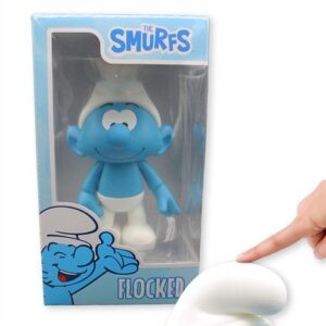 5407011691282-schtroumpf-en-vinyle-blanc-mat-flocke-the-smurfs--figurine-decorative-20-cm