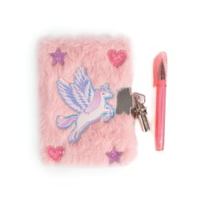 771877828102-🦄-carnet-secret-peluche-pegase-rose--great-pretenders