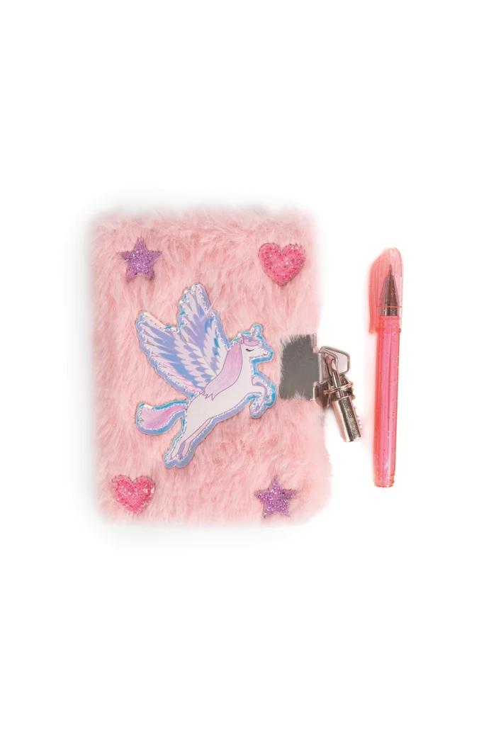 771877828102-🦄-carnet-secret-peluche-pegase-rose--great-pretenders